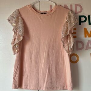 Women’s Sequin Sleeve Shirt